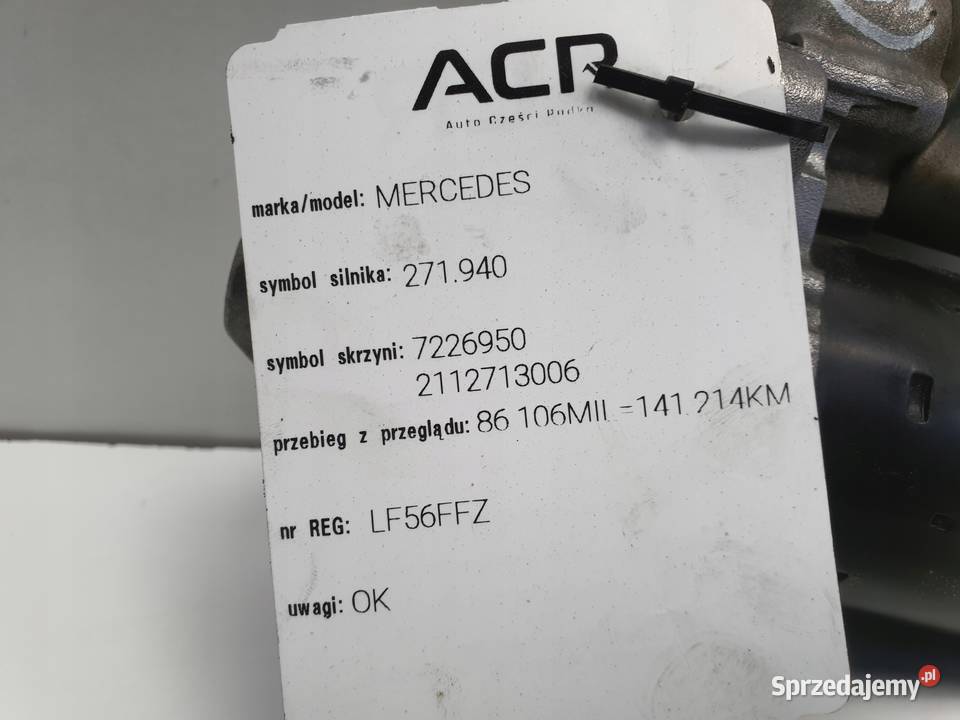 Mercedes W203 CLK W209 18 K ROZRUSZNIK Janów