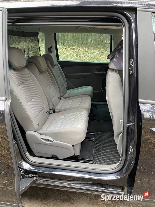 Seat Alhambra AUTOMAT DSG 125 przebieg czarny mazowieckie Wieliszew