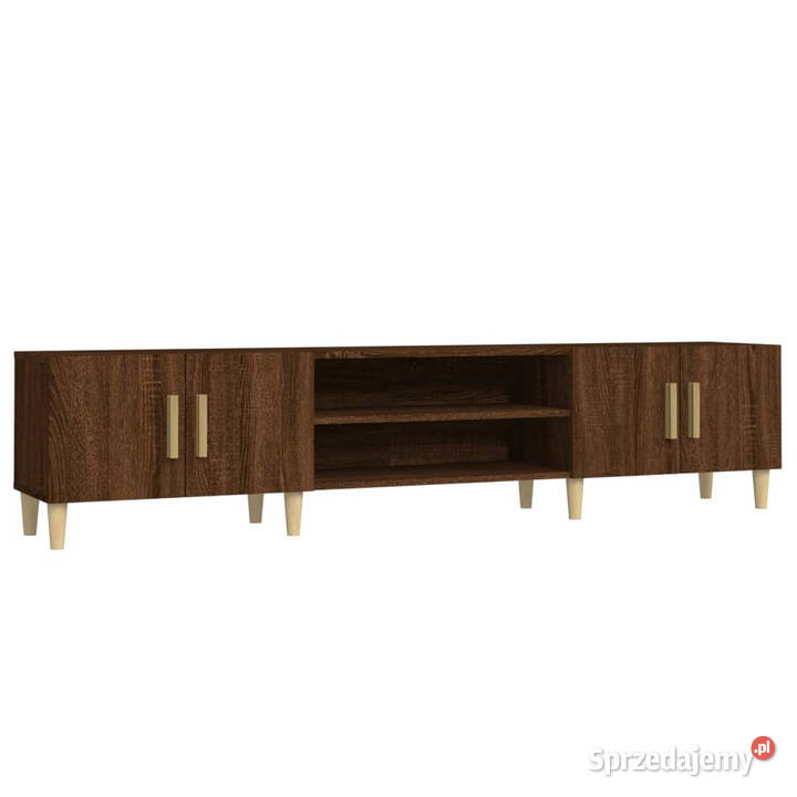 Szafka pod TV brązowy dąb 180x315x40 WM816263 Warszawa
