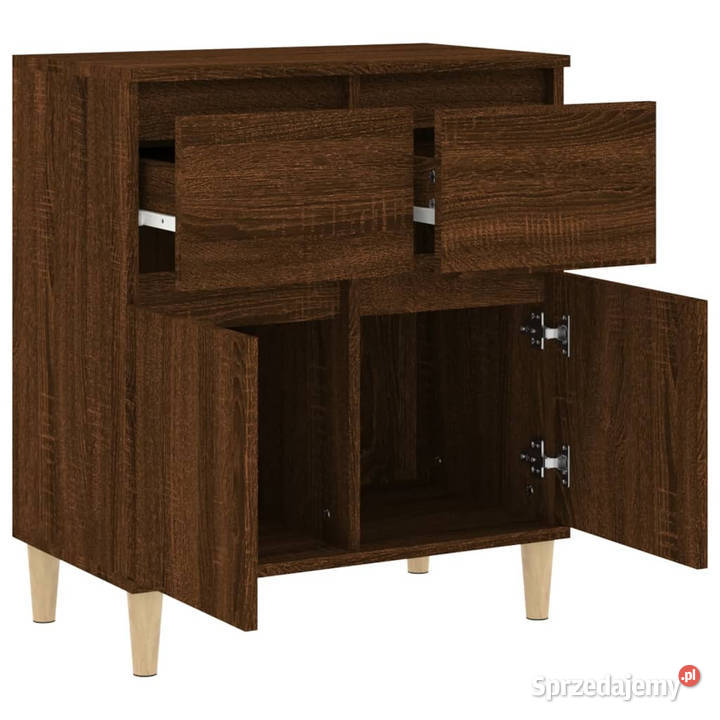 Komoda brązowy dąb 60x35x70 materiał Warszawa sprzedam