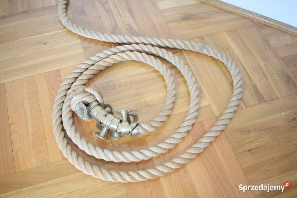 Ascetyczna poręcz ze sznura 550 inny kolor Dom i Ogród Góra