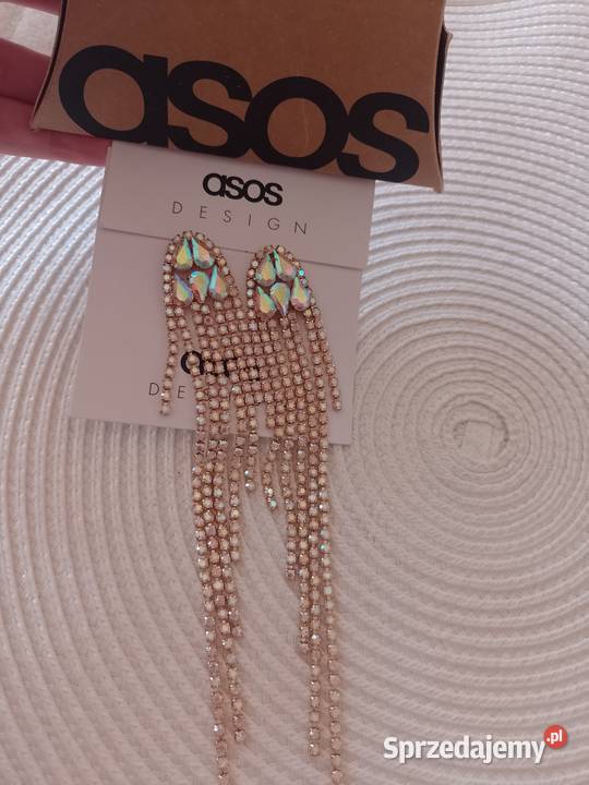 ASOS Mega długie Bogato zdobione kolczyki z małopolskie Kraków