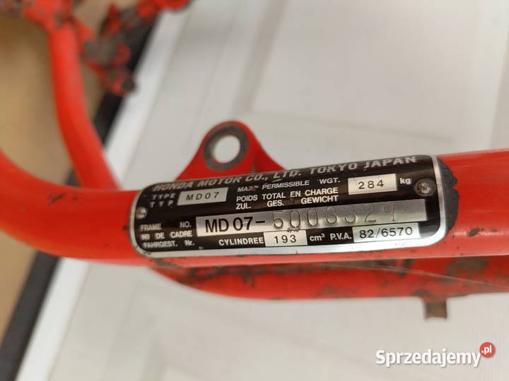 Rama do honda mtx 200 R Okazja Ramy dolnośląskie Bolesławiec