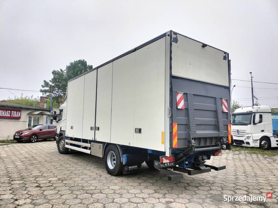 SCANIA P280 4x2 KONTENER IZOTERMA OTWIERANY BOK
