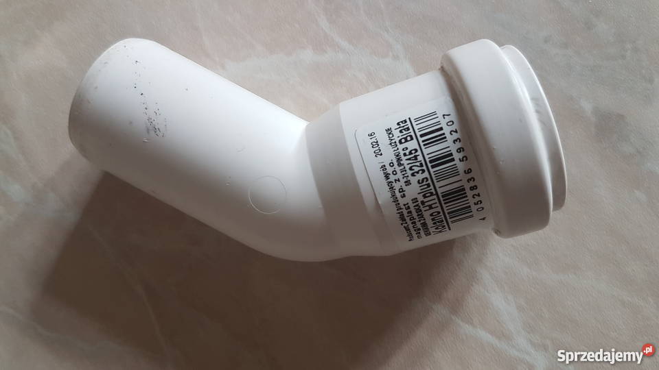 Kolano kanalizacyjne PCV 3245 nowe wysyłka Wieliczka