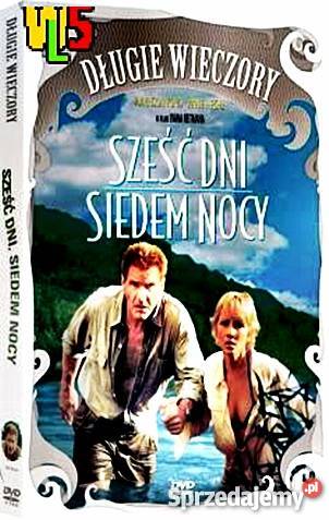 SZEŚĆ DNI SIEDEM NOCY HARRISON FORD 1 płyta Filmy Kalisz sprzedam