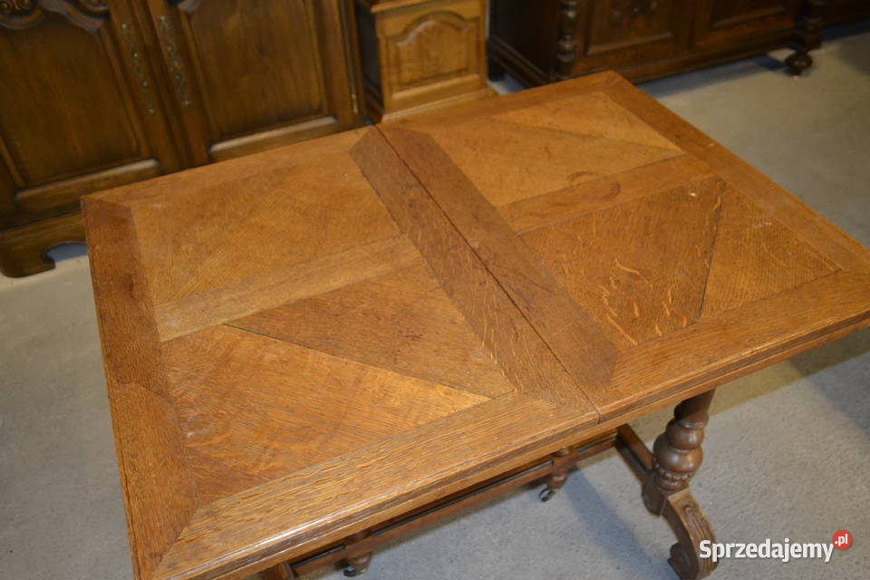 stolik pomocnik eklektyczny dąb Będzin