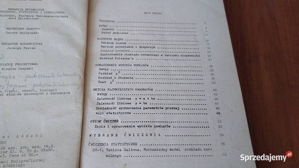 I Pracownia Fizyczna Jerzy Lech Kacperski sprzedam