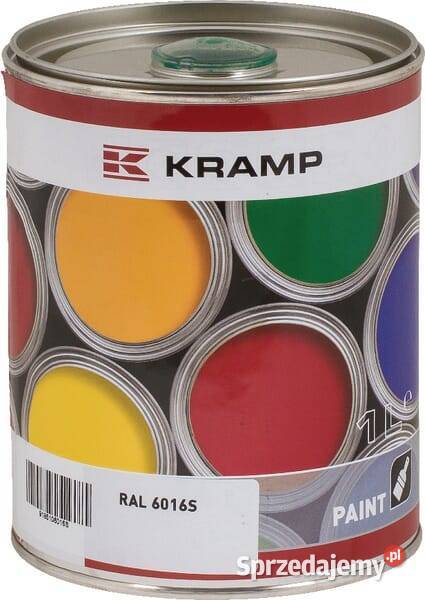 Lakier do maszyn RAL 6016 turkusowozielony 1 l