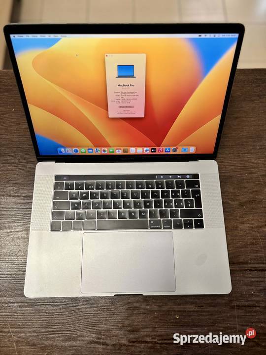 Ultrabook Apple MacBook Pro A1707 154 Intel Core Elbląg