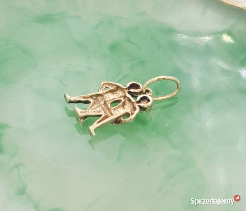 30 Wisiorek Złoty 585 Znak Zodiaku BLIŹNIĘTA