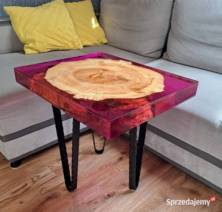 Stolik kawowy zywica klon jesionolistny Stoliki kawowe i ławy Opole sprzedam