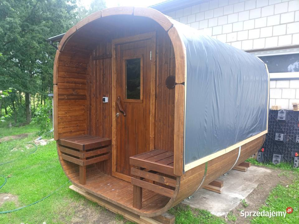 Sauna Kwadro Beczka 300 Sauna Ogrodowa Suwałki