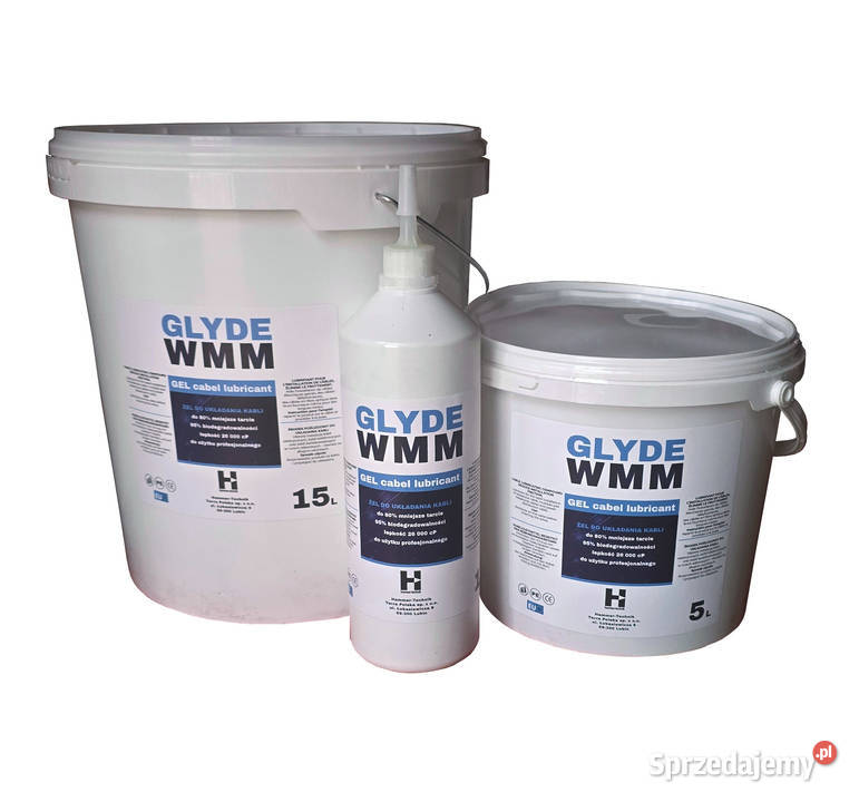 GLYDE WMM 1 żel do wciągania kabli smar GLISS dolnośląskie Lubin sprzedam
