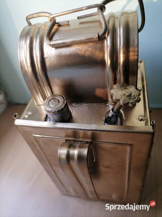 Stara konduktorska lampa karbdowa Kraków
