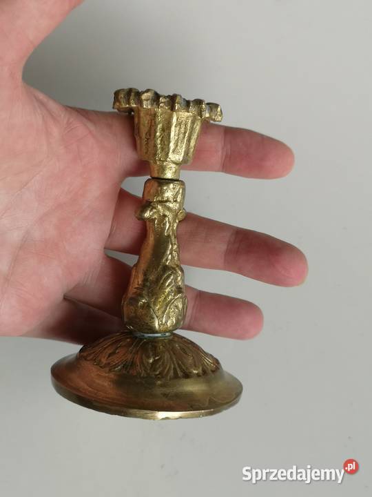 Metalowy świecznik vintage Toruń