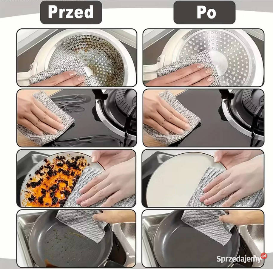 10 ściereczki do zmywania czyszczenia nie Pozostałe Krosno