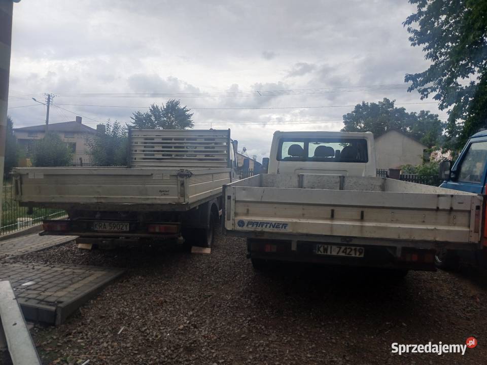 2x ford transit 24 doka dubel kabina Trzeszków sprzedam
