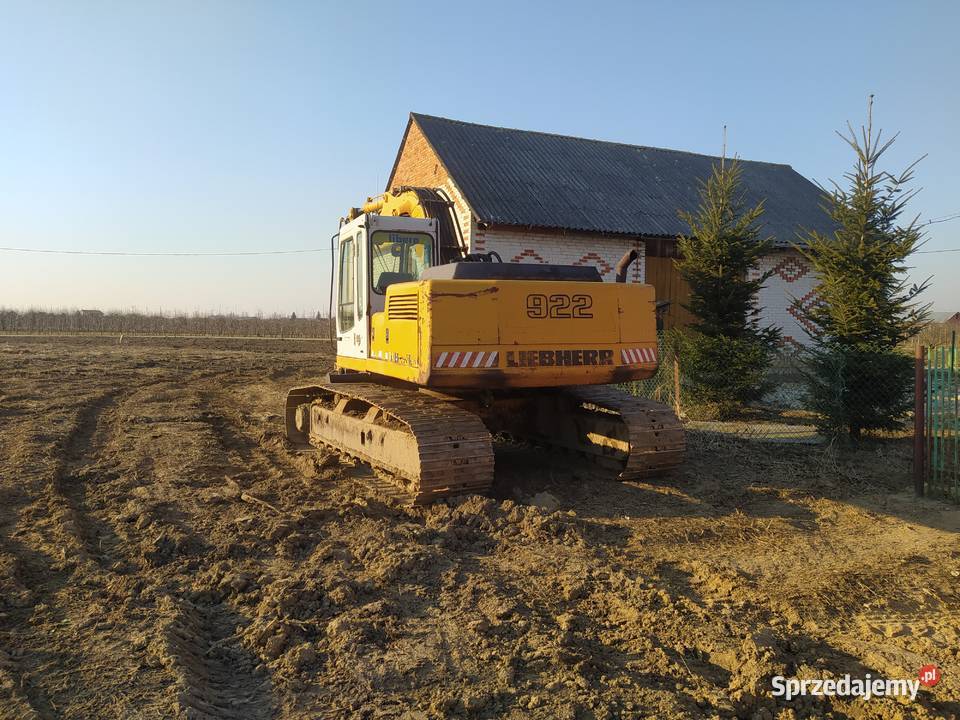Koparka gąsienicowa liebherr 922 Sprzedaż umowa świętokrzyskie Koprzywnica