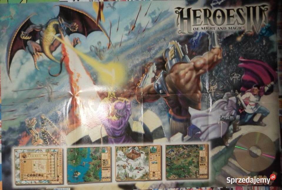 game poster Heroes of might and magic IV 4 2001 Rzeszów