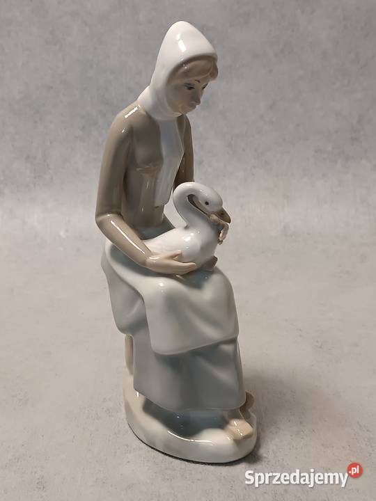CASADES Porcelanowa Figurka Dziewczynka z gęsią Zakopane