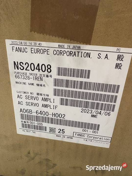 Fanuc A06B6400H002 6Axis Drive Warszawa