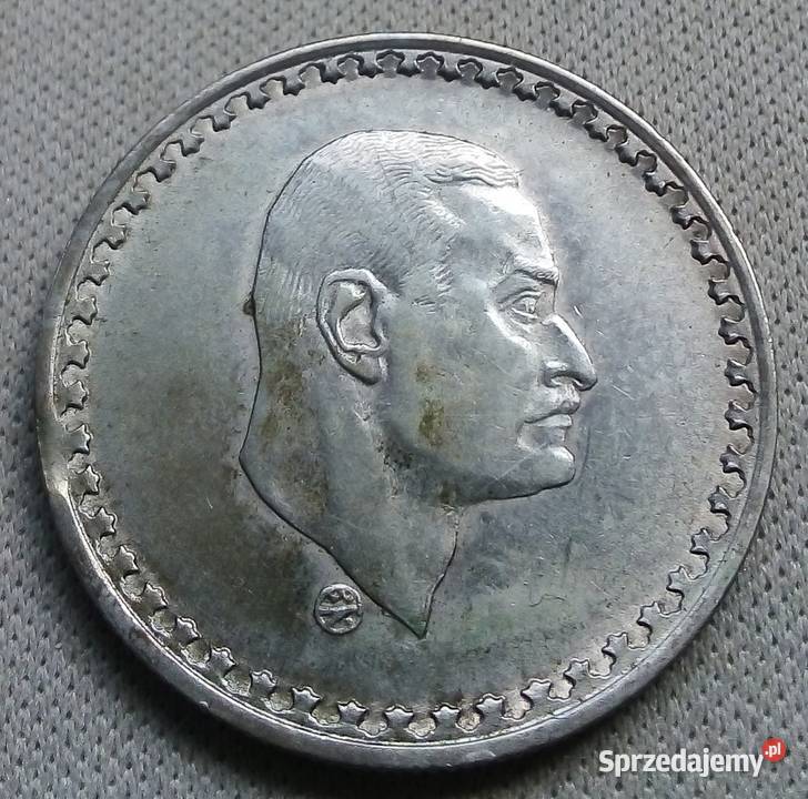 EIPT25 PIASTRÓW1970 r SREBRO 720PREZYDENT NASSER Legionowo