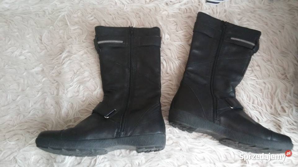 Skórzane czarne kozaczki Vagabond EU 3825 Sosnowiec