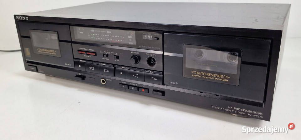 Magnetofon catette deck SONY TC WR 570 TCWR570 Międzychód
