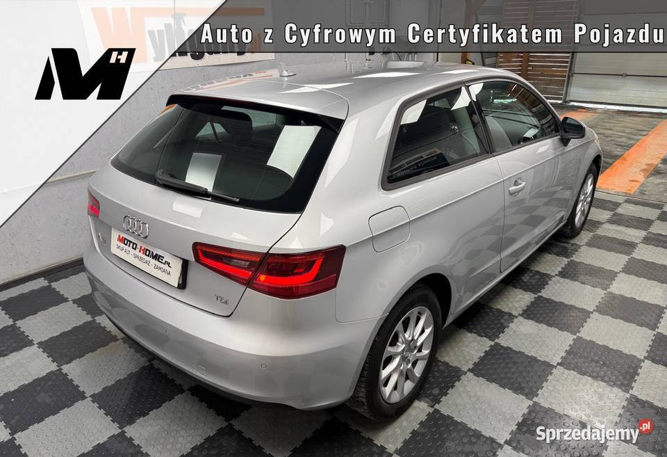 Audi A3 LED xenon alufelgi 3D ekran 16TDI 5L100 Motoryzacja Poznań
