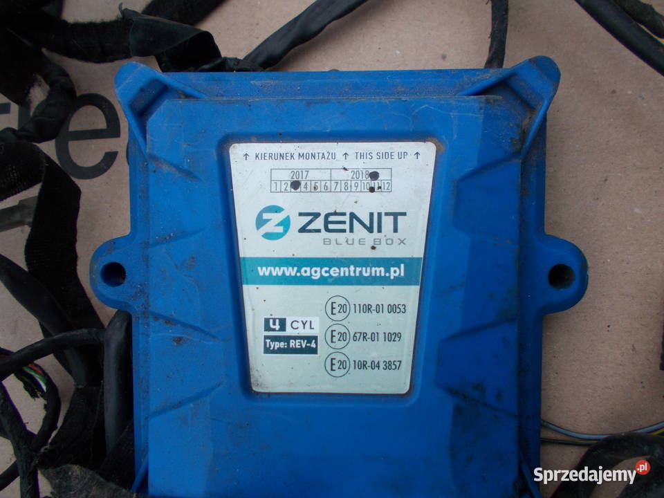 instalacja gazowa sekwencja LPG ZENIT BLUE BOX Zamość