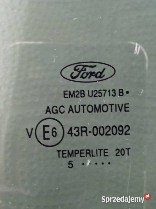 SZYBA DRZWI LEWY TYŁ 15 TEMPERLITE EM2BU25713B