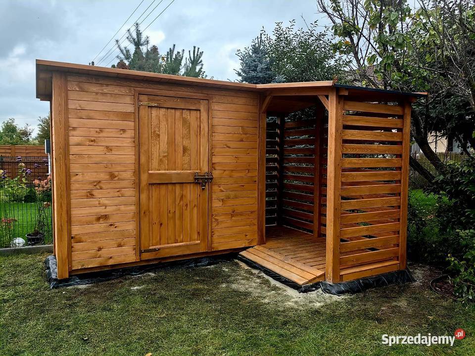 Domek narzędziowy 2 x 11 drewutnia 11 x 25m Dom i Ogród śląskie Kalety