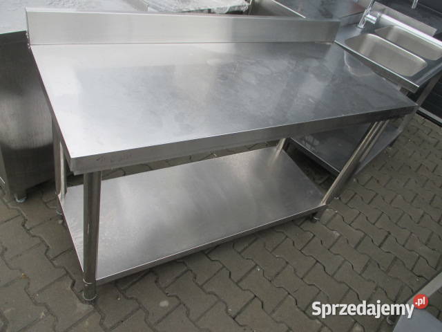 Stół Gastronomiczny Z Półką Przyścienny 1406085 Ostrów Wielkopolski sprzedam