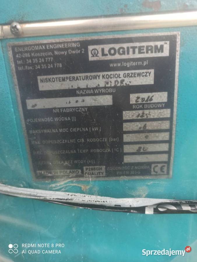 Sprzedam piec na ekogroszek z podajnikiem Czarny Las sprzedam