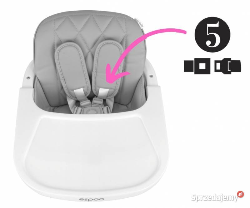 KRZESEŁKO DO KARMIENIA 2W1 ESPOO Bielsk Podlaski