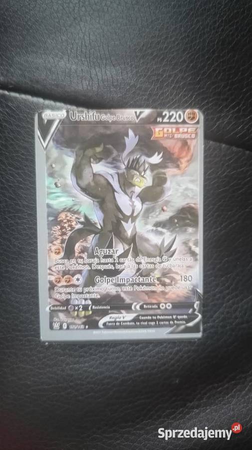 Rapid Strike Urshifu V 153163 Ultra rzadka karta Pokemon warmińsko-mazurskie Grabowo
