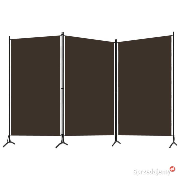 vidaXL Parawan 3panelowy brązowy 260 x 180 Dom i Ogród sprzedam