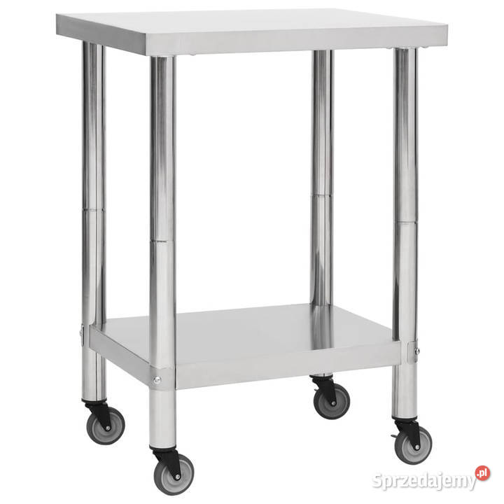 Kuchenny stół roboczy na kółkach 60x45x85 stal Warszawa sprzedam