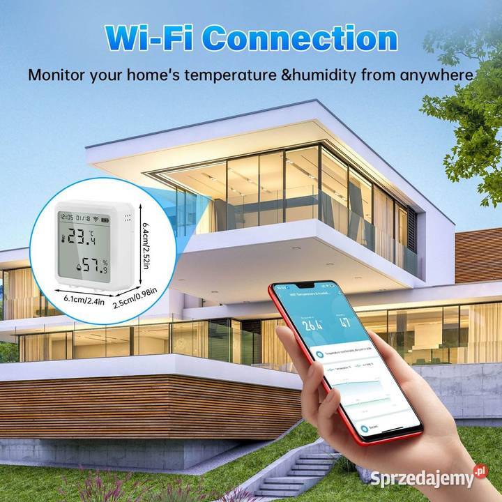 Inteligentny Czujnik Temperatury i Wilgotności Wrocław