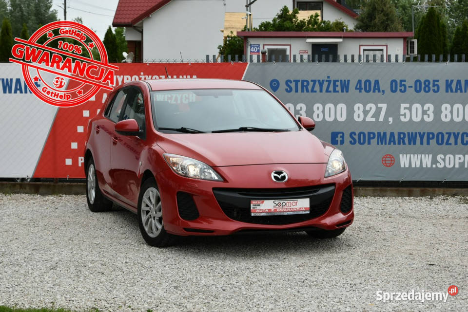 Mazda 3 16 BENZYNA 105 2012r Klima TEMPOMAT centralny zamek sprzedam