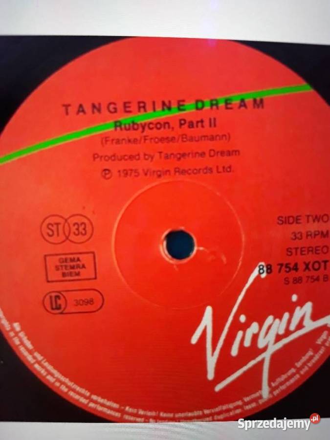 Muzyka niezwykła TANGERINE DREAM Rubycon 1979 Rzeszów