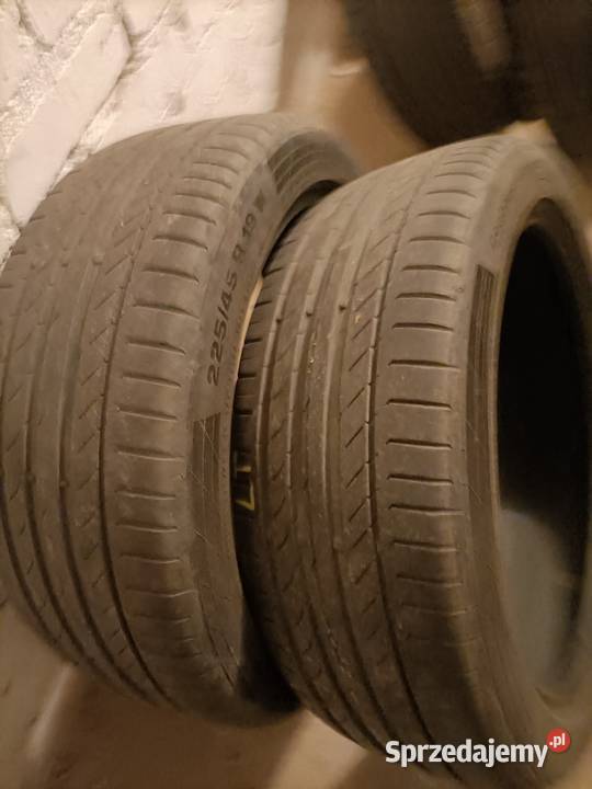 Opony letnie używane 22545R19 Okazja Szczecin