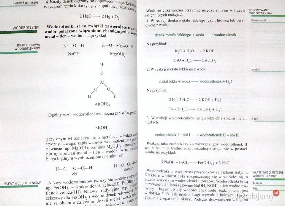 Chemia licealistów Podstawy cz 1 Krzysztof Rok wydania 1996 lubelskie sprzedam