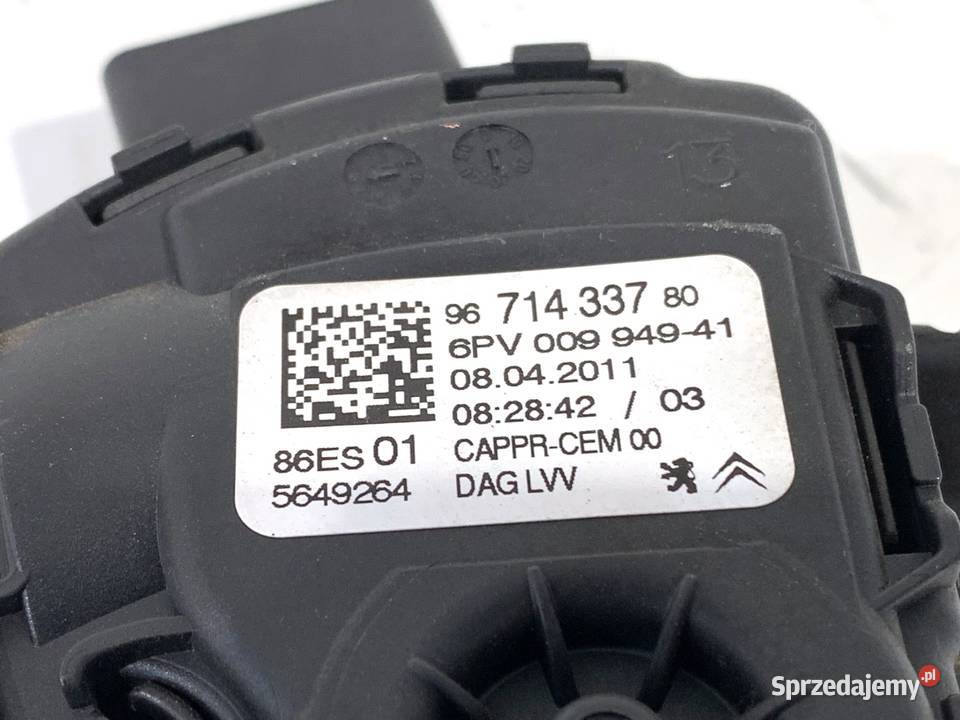 POTENCJOMETR GAZU CITROEN C3 II 9671433780 14 68