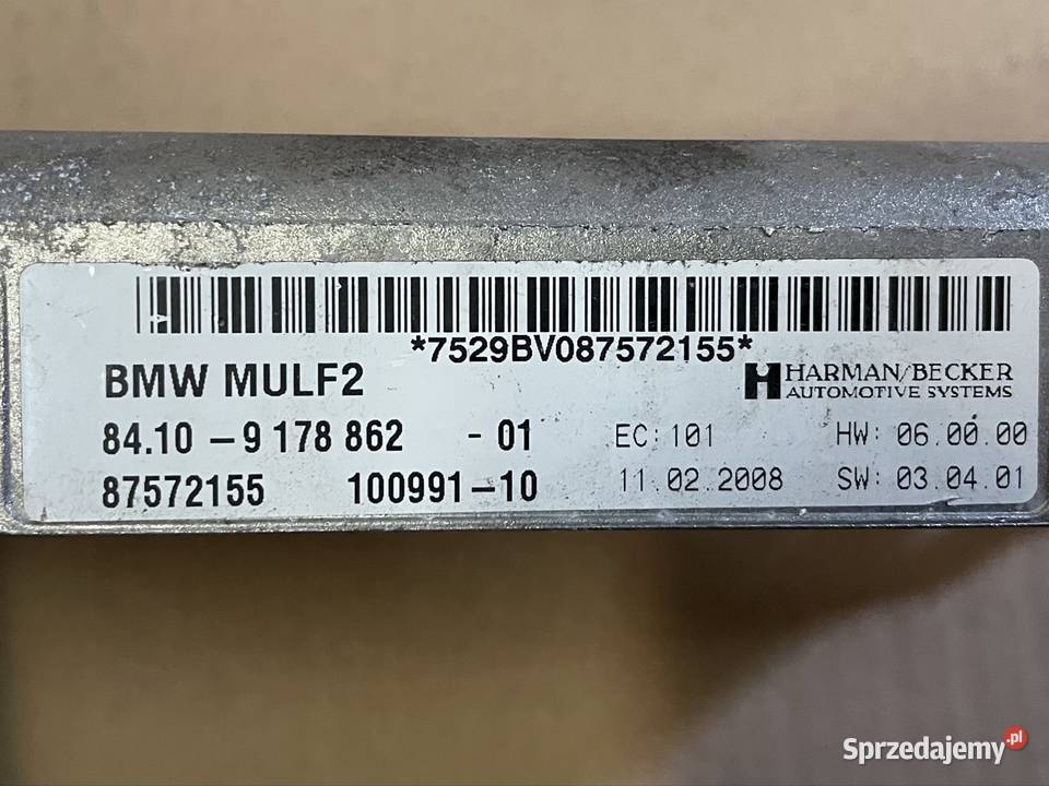9178862 moduł Bluetooth mulf 2 Bmw 3 e90 e91 e92 Komputery Szczecin