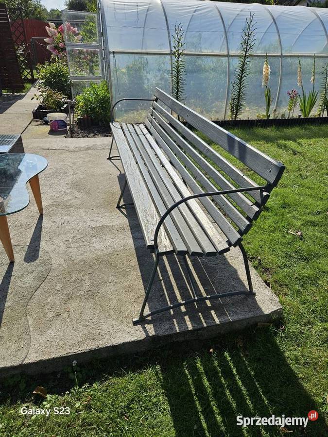 Ławka ogrodowa z PRLU zachodniopomorskie