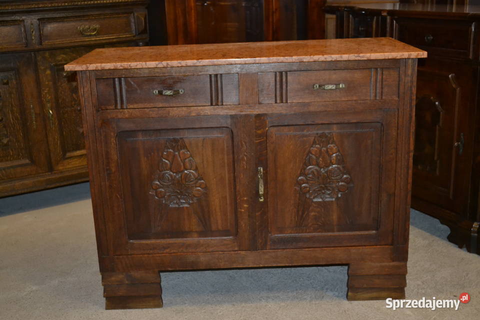 komoda artdeco dąb śląskie Będzin