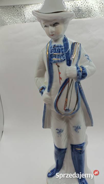 Figurka porcelanowa mężczyzna z lutnią Zamość sprzedam