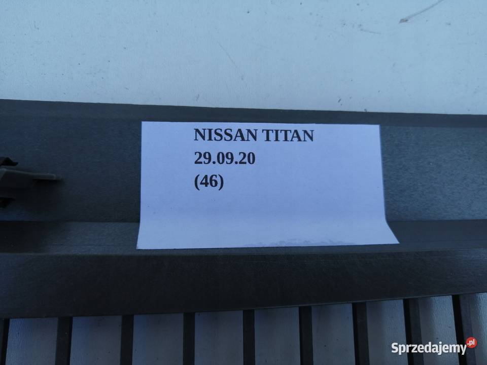 PODSZYBIE WEWNĘTRZNE WENTYLACYJNE NISSAN TITAN Nowy Tomyśl sprzedam
